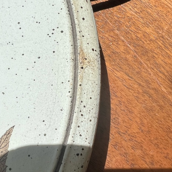 Bristoleaf Pottery, Wizard of Clay RARE š Bristoleaf Trivet for Use or Hanging - Picture 5 of 9